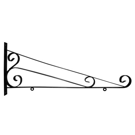 blabk metal 36 sign bracket|36 inch scroll brackets.